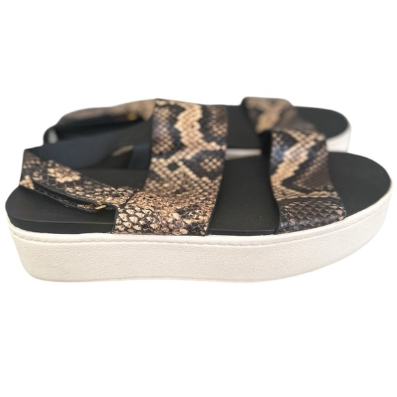 Vince Shoes - Vince Women's‎ Snake Print Platform Sandals size 8